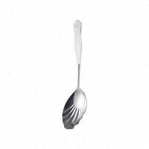 Juego de 3 Cucharas de Acero Inoxidable Económicas de Fábrica, con un Hermoso Diseño de Concha, Aptas para Lavavajillas, Estilo Chino, para Cocinar - Product Image 4