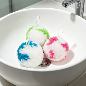 Boules de nettoyage pour salle de bain, brosses pour éviers, brosses pour lavabos, brosses pour toilettes et baignoires, boules de nettoyage pour comptoirs, éviers et meubles de salle de bain - Product Image 3