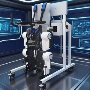 Exosquelette d'aide à la marche blanc laiteux, robot de rééducation pour patients hémiplégiques, victimes d'AVC, paraplégiques, entraînement à la marche à domicile - Product Image 1
