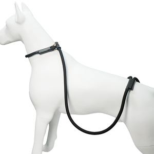 Correa de adiestramiento antitirones para perros, de nailon resistente con cadena en P, para perros medianos y grandes, control sin estrangulamiento para entrenamiento de obediencia. - Product Image 5