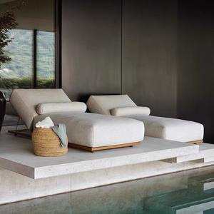 เฟอร์นิเจอร์ผ้าสำหรับห้องอาบแดดในวิลล่าหรูหรา สไตล์ชนบทกลางแจ้ง เหมาะสำหรับลานบ้าน <span class=keywords><strong>สระ</strong></span>ว่ายน้ำ และโฮมสเตย์ - Product Image 2