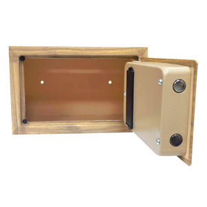 Coffre-fort nouveau coffre-fort de mot de passe électronique domestique privé tout en acier ignifuge hôtel Grain de bois armoire antivol - Product Image 3