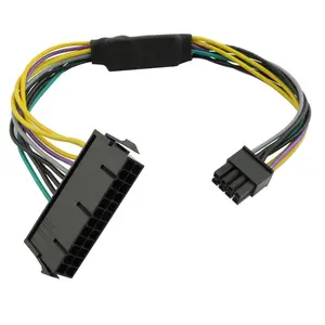 18Awg Main Power 24pin to 8pin ATX PSU Power Supply Adapter Cable for DELL Optiplex 3020 7020 9020 Precision T1700