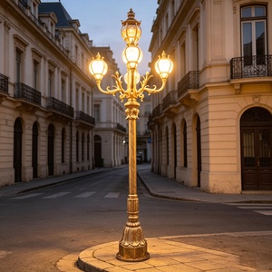 Luces de Jardín Esféricas Retro Europeas con Puntas, IP65 Impermeables, LED de Aluminio, 85-265V, Luces de Calle para Exteriores - Product Image 6