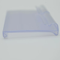 Porte-étiquettes en plastique pvc extrusion pour classeurs pour les rayons des supermarchés