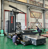 Machine à alésage horizontale TPX6113/2 directement de l'usine - Robuste, haute rigidité pour les grandes pièces comme les boîtes de vitesses et les carter de pompes.