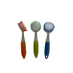 Brosse de nettoyage de salle de bain à long manche en plastique coloré de la marque JL avec poils en nylon et design moderne, modèle JL-1069 - Product Image 4