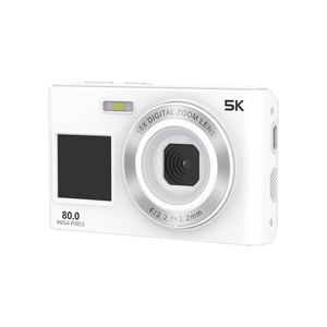 Cámara Digital de 5k y 80MP con Pantalla Dual, Tarjeta SD, Wifi, Portátil, Pequeña, con Zoom de 18X para Niños, Adolescentes, Adultos y Principiantes - Product Image 2