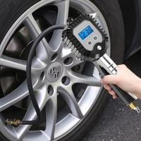 Manomètre numérique LCD pour pneus de voiture, jauge de pression des pneus, pistolet de gonflage des pneus