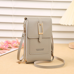 Nouvelle tendance : sacoche transparente pour téléphone à écran tactile, sac bandoulière simple, petit sac pour téléphone, sac à monnaie pour femme, design vertical - Product Image 5
