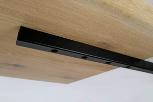 Metal <b>Desk</b> Top Connecting Bracket Extendable Slide Rail Kit Work Table Extension Support Hardware for <b>Desk</b> Expansion Board - Product Image 4