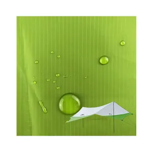 High quality 20D ultralight ripstop nylon fabric waterproof PU coated outdoor parachute tent fabric