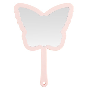 Nuovo all'ingrosso a forma di farfalla palmare <span class=keywords><strong>specchio</strong></span> per il trucco per studenti portatile HD in plastica <span class=keywords><strong>specchio</strong></span> per il trucco per ragazze piccolo <span class=keywords><strong>specchio</strong></span> - Product Image 5