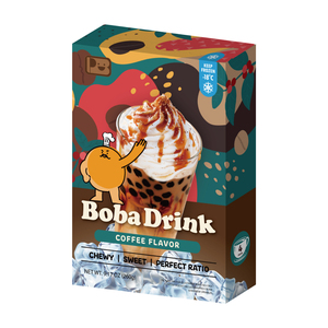 Kit de Boba Instantané Congelé Saveur Café Premium, Boîte de Cristaux de Tapioca Boba Casher 65g pour Chaînes de Cafés Premium - Product Image 1