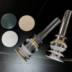 Surface solide acrylique hôtel <span class=keywords><strong>bassin</strong></span> égouttoir Pop Up déchets mat brillant acrylique Surface solide résine pierre couvercle couvercle - Product Image 4