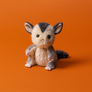 Peluche Jelly Cat Lolly Sugar Glider, Giocattoli Morbidi di <span class=keywords><strong>Animali</strong></span> del Bosco, Bambole di Peluche Carine, Perfette come Regalo di Compleanno - Product Image 1