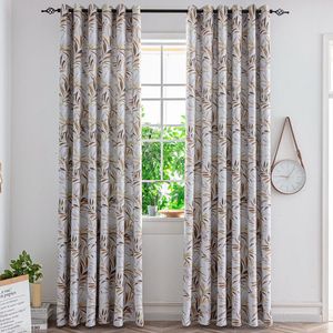 Lá thiết kế cortinas nhà Màn cửa sổ Rèm Rèm in rèm cửa cho phòng khách - Product Image 1