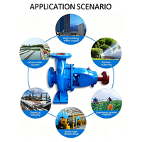 Bomba Centrífuga de Succión Horizontal Eléctrica, Bomba de Agua Industrial de Gran Caudal para Riego Agrícola