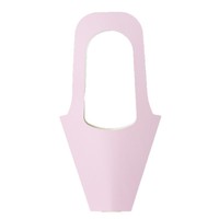 Nouvelle boîte d'emballage en carton blanc, forme entonnoir, couleur unie, pour bouquet de fleurs fraîches, idéale pour la Fête des Mères et la Fête des Enseignants