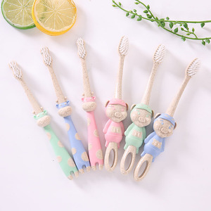 Cepillo <span class=keywords><strong>de</strong></span> dientes <span class=keywords><strong>de</strong></span> plástico desechable para niños, material <span class=keywords><strong>de</strong></span> paja respetuoso con el medio ambiente para <span class=keywords><strong>Hotel</strong></span> - Product Image 2