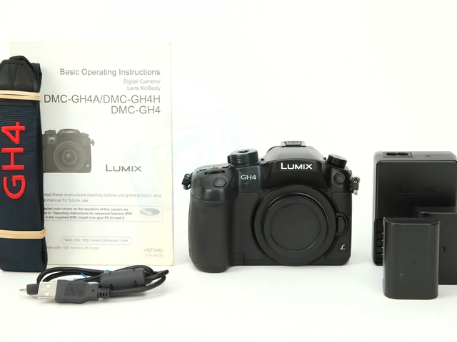 HFT Professional Lumix GH4 Mirrorless Camera Body Only Black CMOS Sensor SD Card Cheap Camera Screen Size >3" Wholesale