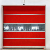 Porte à enroulement rapide automatique à télécommande en PVC pour usine, porte à enroulement rapide, porte de lavage de voiture