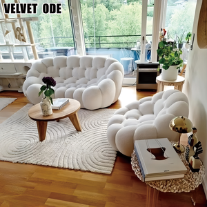 <span class=keywords><strong>Canapé</strong></span> <span class=keywords><strong>convertible</strong></span> en velours Ode capitonné moderne en velours mousse haute densité écologique 3 places <span class=keywords><strong>vert</strong></span> orange - Product Image 6