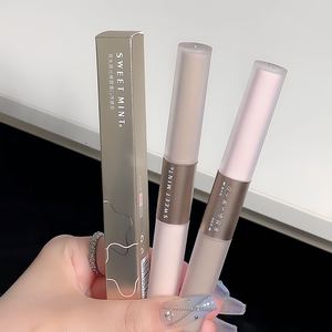 Stick de Contouring Liquide Haute Brillance 2-en-1 : Illumine la Peau, Teinte Chaude Gris-Brun, Ombre de Nez, Enlumineur Mat, <span class=keywords><strong>Bronzer</strong></span> Visage - Product Image 5