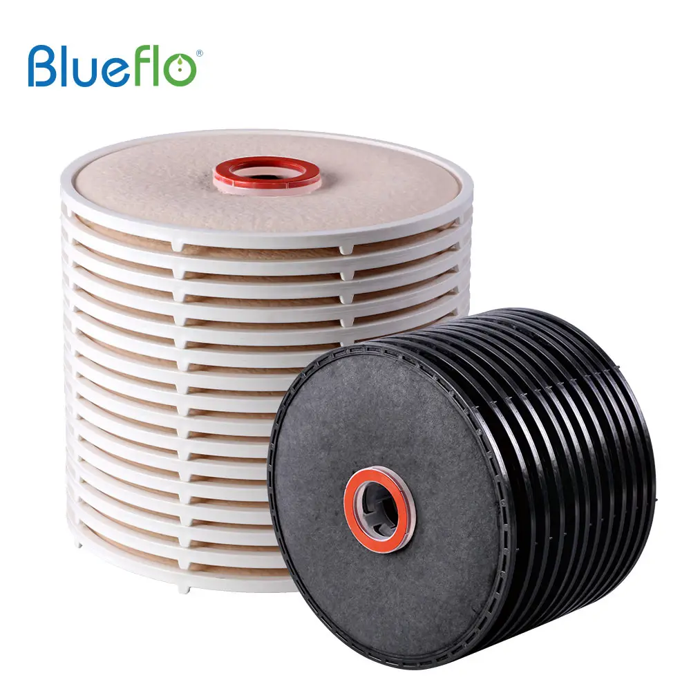 Depth stack Activated Carbon Lenticular Filter Filtration and purification oil Filter application to Remove Chlorine and color