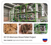 Planta de Producción de Pellets de Madera con Control Automático de Seguridad RICHI, Línea de Peletización de Biomasa Multifuncional Llave en Mano en Venta