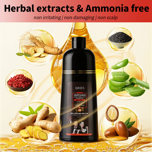 Shampoo Colorante 500ml con Estratti Erboristici, Migliora i Capelli Crespi, Effetto Rapido, Cura dei Capelli, Shampoo Colorante per Lucentezza, per Barbieri - Product Image 4