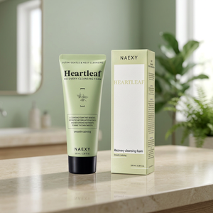 Espuma limpiadora de recuperación NAEXY Heartleaf 100ml el primer paso para limpiar y suavizar la piel producto caliente de alta calidad - Product Image 2