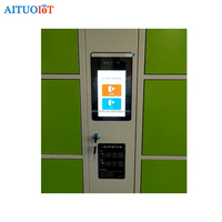 Casiers à bagages de stockage électronique intelligent avec code QR/reconnaissance faciale, armoires de dépôt automatiques pour supermarché/centre commercial/bureau