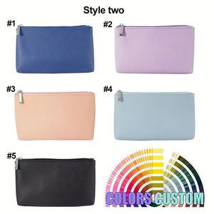 Sac cosmétique pour femme en cuir PU avec logo personnalisé, vente en gros transfrontalière, porte-monnaie pour femme, idéal pour les voyages - Product Image 2