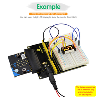 Kebestudio papan Breakout V2, papan roti 400 titik untuk Microbit