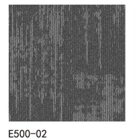 Dalles de moquette durables pour la maison, le bureau et l'hôtel, 50x50cm, en polypropylène épais, amorties, antistatiques, insonorisantes, ignifuges et résistantes à l'eau