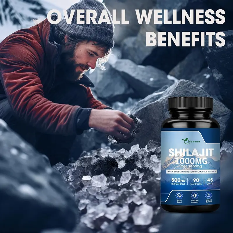 Private Label Healthcare supplements Life Fulvic Acid Shilajit Resin Pure Himalayan Shilajit