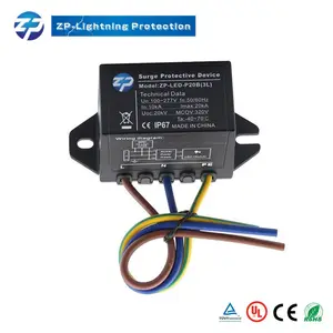 Protector contra sobretensiones ZP-LED-P20B(3L) 20kV, con certificación ce, para señalización digital, para exteriores