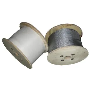 Wholesale Price 1/16" 7x7 Packing 5000fts IPS/EIPS in Plywood Reel Preformed Galvanized Aircraft Cable Supplier in China