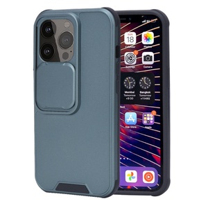 Nouvelle coque de téléphone portable 2-en-1 avec fenêtre push en TPU+PC pour Xiaomi iPhone 11 12 Mini 13 Pro Xs Max 2023 - Product Image 2