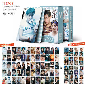 KPOP-Tarjeta con foto de <span class=keywords><strong>Bangtan</strong></span> Boys V <span class=keywords><strong>Taehyung</strong></span>, regalo de recuerdo de papel, 92 unidades/caja - Product Image 1