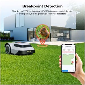 <span class=keywords><strong>Tondeuse</strong></span> à gazon sans fil télécommandée 2026 dernière génération, 1500m², navigation intelligente, <span class=keywords><strong>tondeuse</strong></span> automatique pour jardin/cour, 1 kW, cœur PLC - Product Image 6