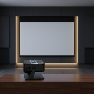 Mini Proyector de Video Cubelite MAX para Exteriores, 4K, Android 9, 2500-3000 ANSI, 3D, 8GB de RAM, 32GB, Batería Integrada, Portátil, Enfoque Automático de 8K - Product Image 1