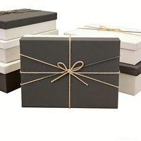 Boîte cadeau de luxe en carton rigide écologique pour foulards en soie, bougies, cosmétiques, emballage de soins de la peau, avec doublure en éponge recyclable