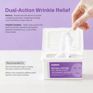 Mascarilla Facial Antiarrugas con Retinol y Péptidos de Marca Privada OEM, Reduce las Líneas Finas, Reafirma la Piel, Levanta los Contornos, Cuidado Facial Antienvejecimiento - Product Image 3