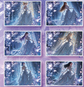 FeiMeng Culture belle fille carte à collectionner le monde de Ninja acrylique couleur papier conseil jouant jeu carte loisirs cadeaux - Product Image 4