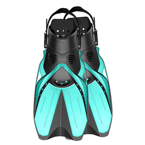 Logotipo personalizado de alta calidad TPR Blade Snorkeling deportes acuáticos aletas cortas de natación aletas de buceo - Product Image 3