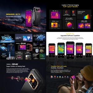 Teléfono Resistente Global <span class=keywords><strong>Ulefone</strong></span> <span class=keywords><strong>Armor</strong></span> 27T, IP68 12GB+256GB 10600mAh, Teléfono Móvil Resistente al Agua, Smartphones Android 4G - Product Image 2