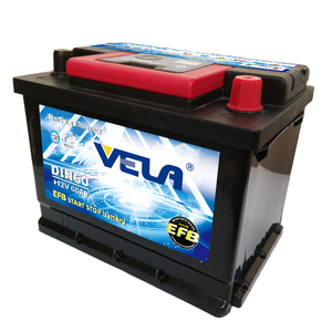 Batería de parada de estrella para coche, 12V, 60Ah, AGM, DIN60 - Product Image 1