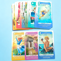 Cartes à Jouer Bleues Personnalisées avec Laminage Mat, Impression de Jeux de Cartes, OEM, Vente en Gros, Fournisseur Direct d'Usine